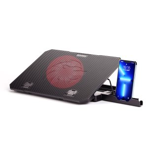 Denver Laptop Cooler Pad with Mobile Stand (Single Fan) - Image 1