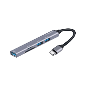 Bruce 5 Port USB-C Hub With Card Reader 2.0/3.0 - Image 1